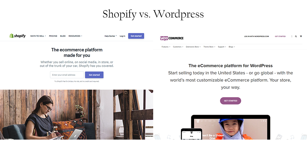 Shopify vs Wordpress