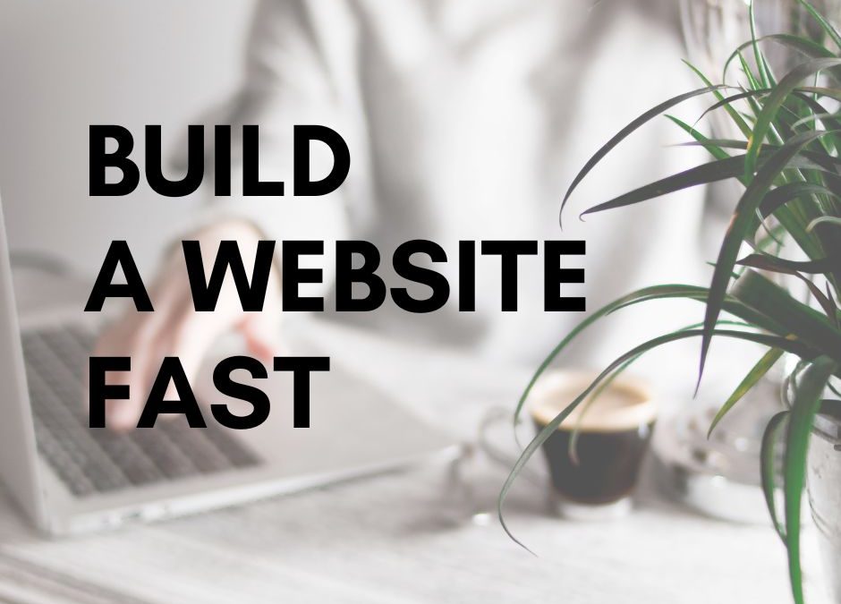 Build a Website Fast
