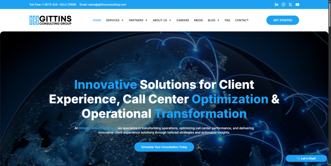 Call Center Optimization and BPO Consulting Gittins Consulting Group