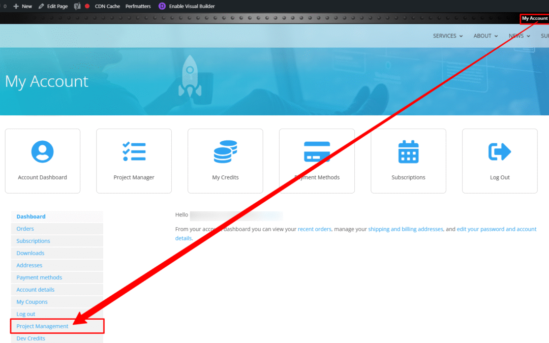 How to Access Your Project Management Dashboard