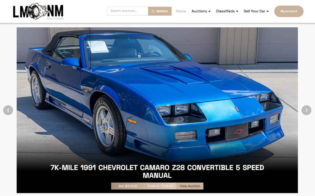 Low Miles No Miles Auctions