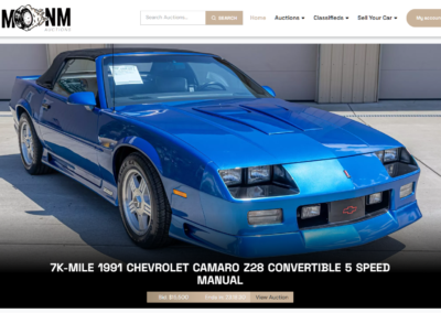 Low Miles No Miles Auctions